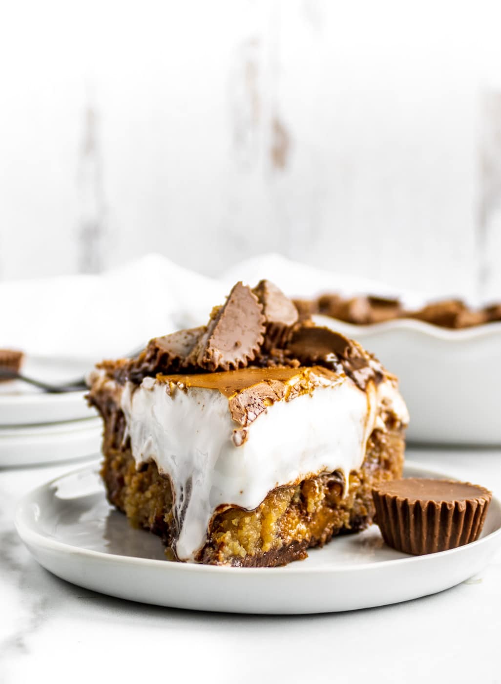 peanut butter s'mores pie