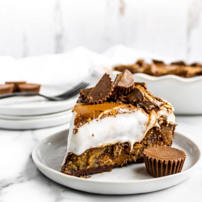 peanut butter s'mores pie