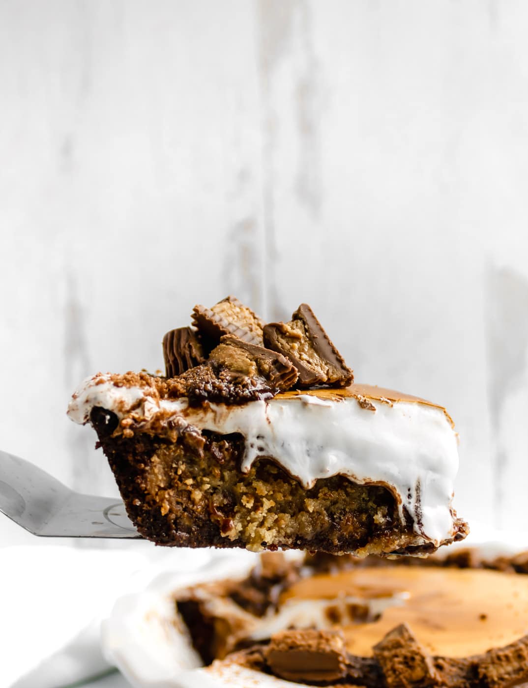 peanut butter s'mores pie