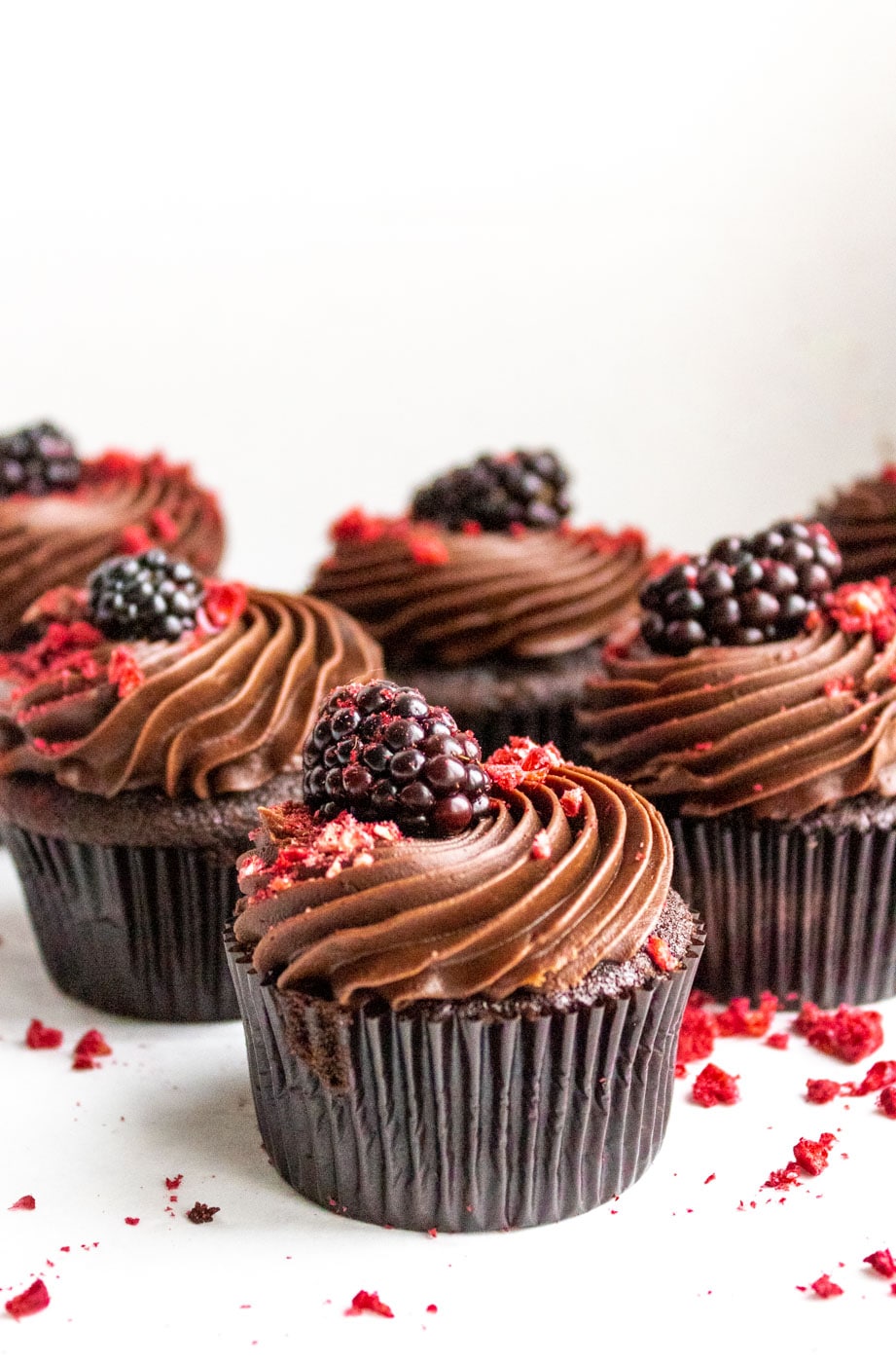 Chocolate Red Wine Cupcakes - Mindycake - Mindy Johnson