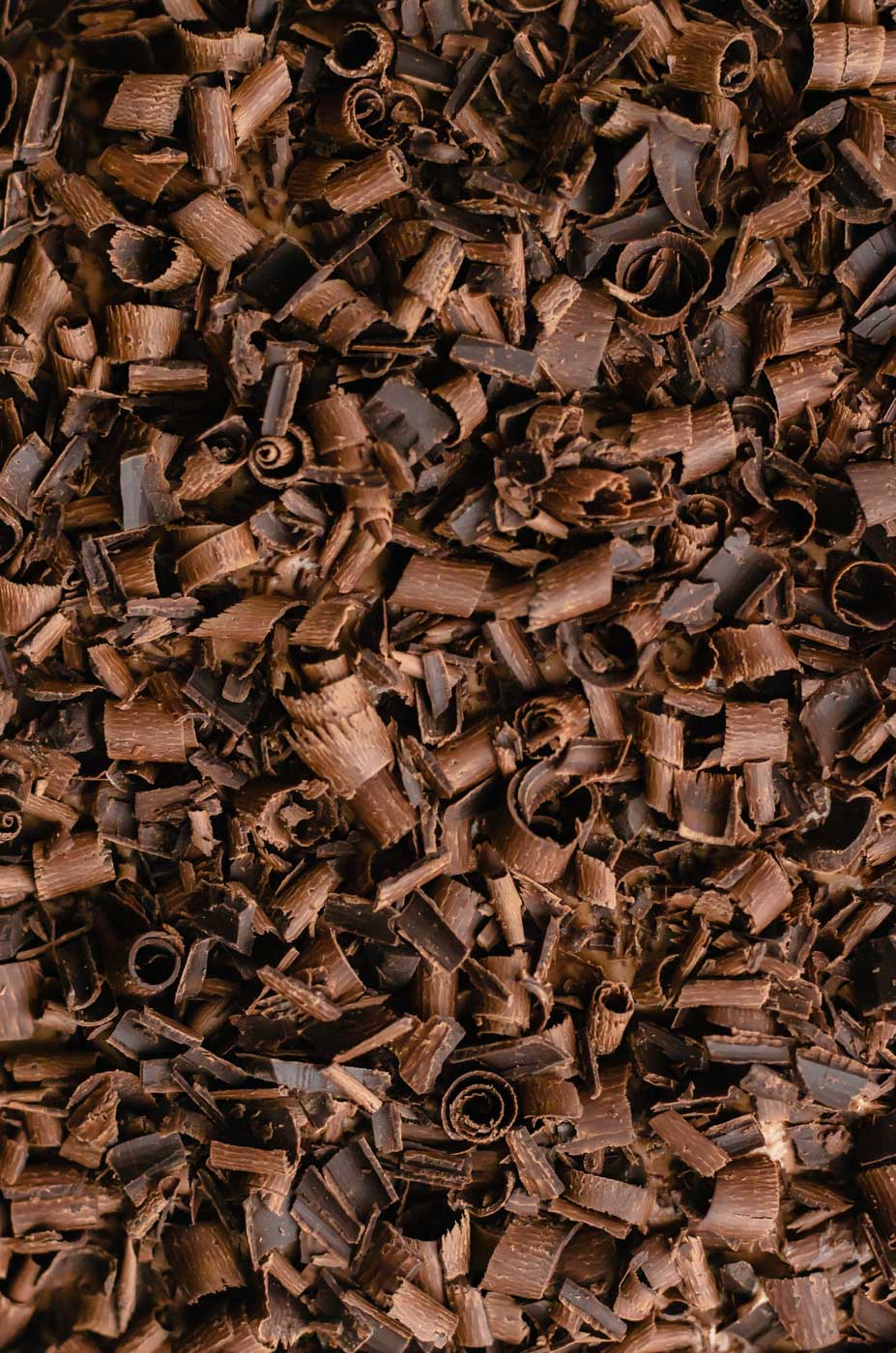 chocolate shavings