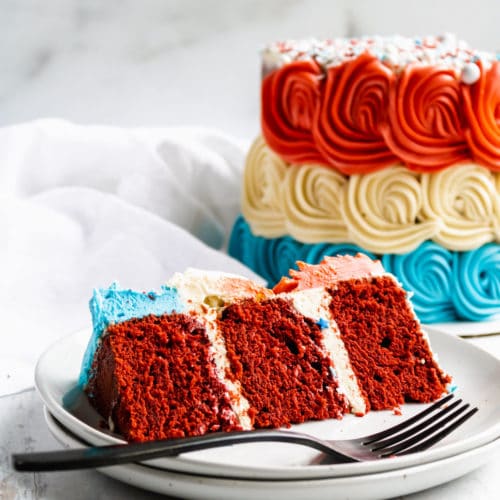 Red Velvet Cake Slice