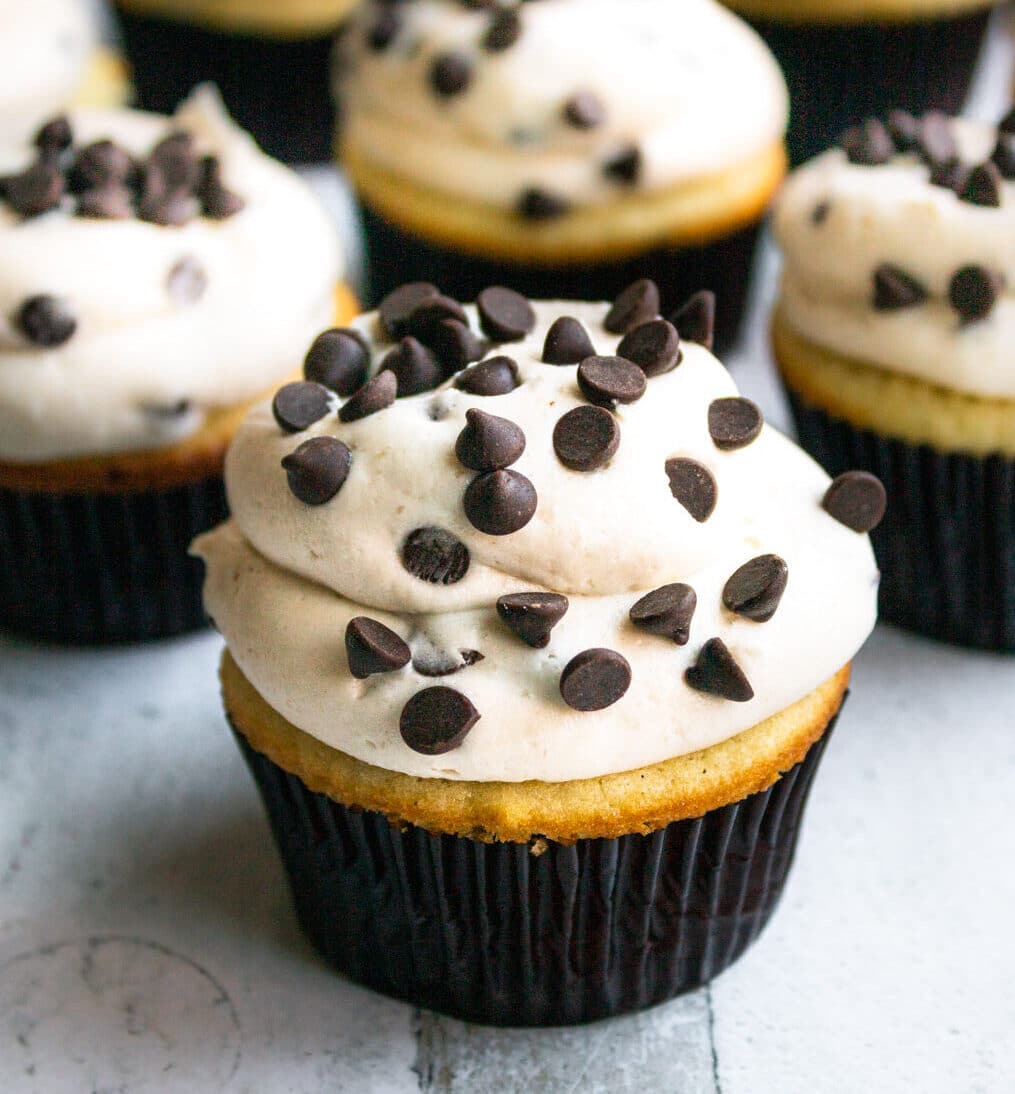 cookie dough cupcakes