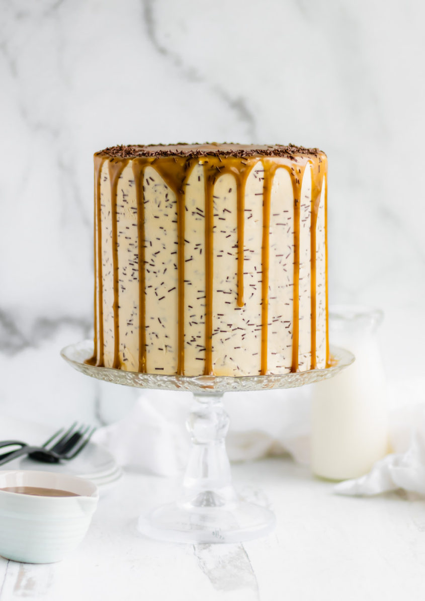 Chocolate Caramel Espresso Cake Mindycake