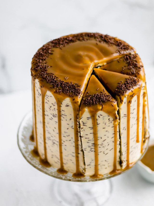 Chocolate Caramel Drip Cake - Mindycake