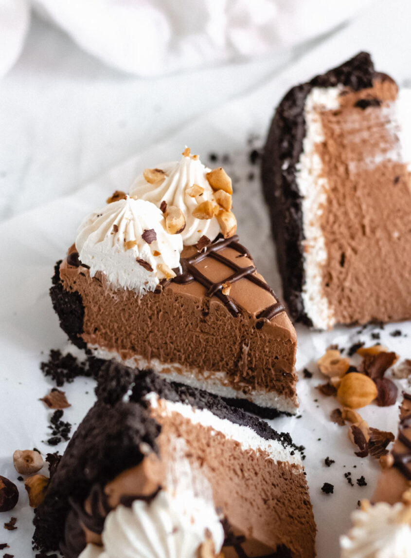 Nutella Pie With Oreo Crust - Mindycake - Mindy Johnson