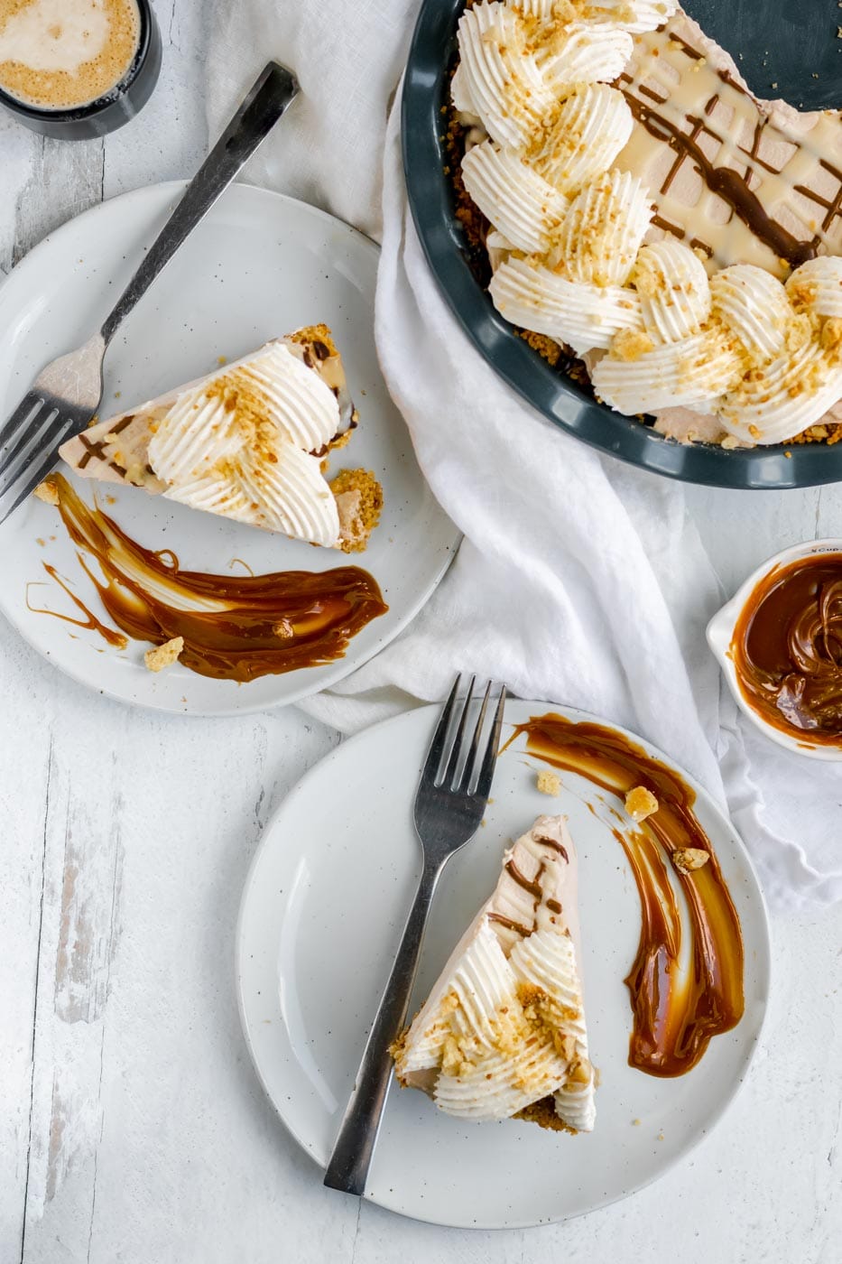 caramel coffee pie