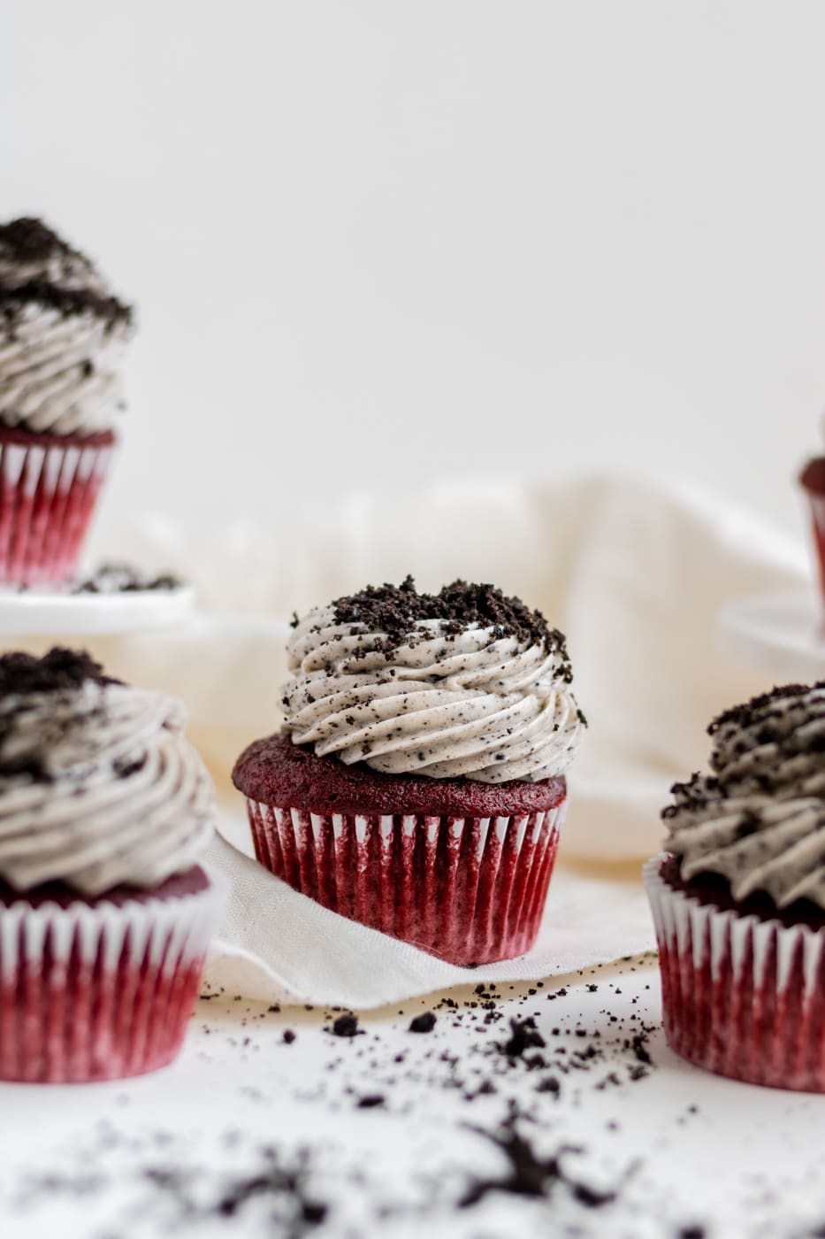 Red Velvet Oreo Cupcakes