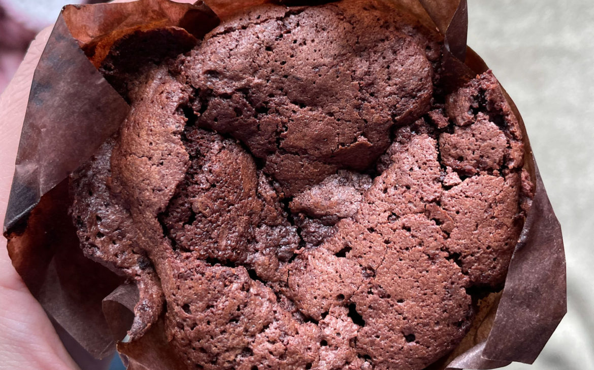 flourless chocolate cupcake