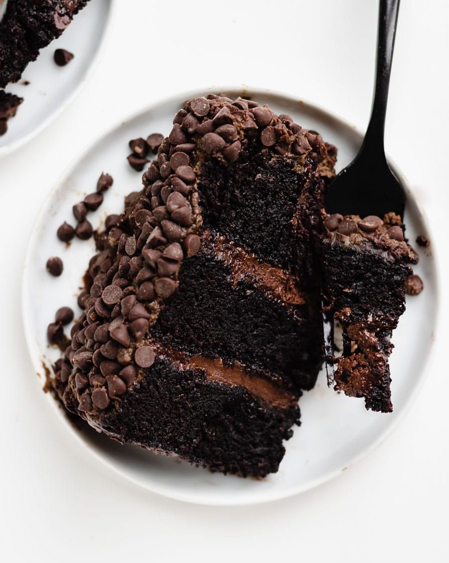 Dark Chocolate Cake Recipe - Shugary Sweets